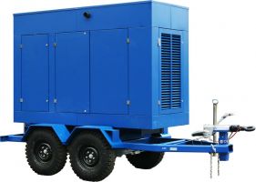 АД-240С-Т400-1РПМ2 на прицепе